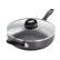 Front. Oster - Oster Clairborne 10.25 Inch Aluminum Sauté Pan with Lid in Charcoal Grey - Charcoal.