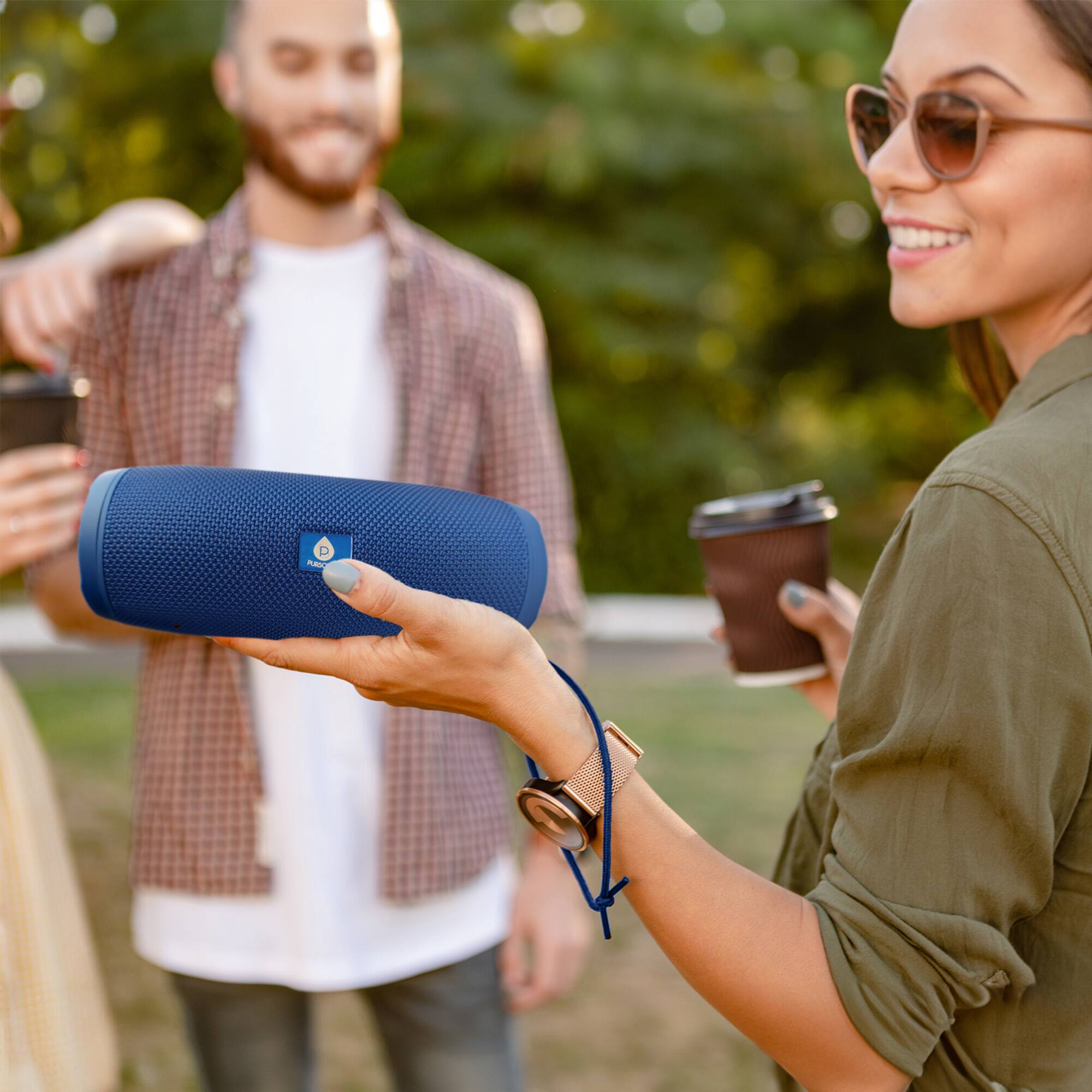 Left. Pursonic - Pursonic Peak Bluetooth Speaker.