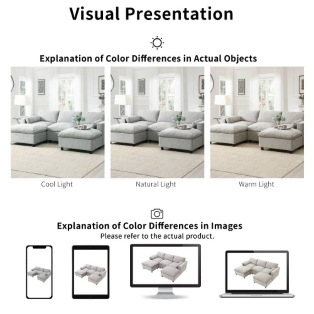 Visual Presentation

Explanation of Color Differences in Actual Objects

Cool Light | Natural Light | Warm Light

Explanation of Color Differences in Images

Please refer to the actual product.