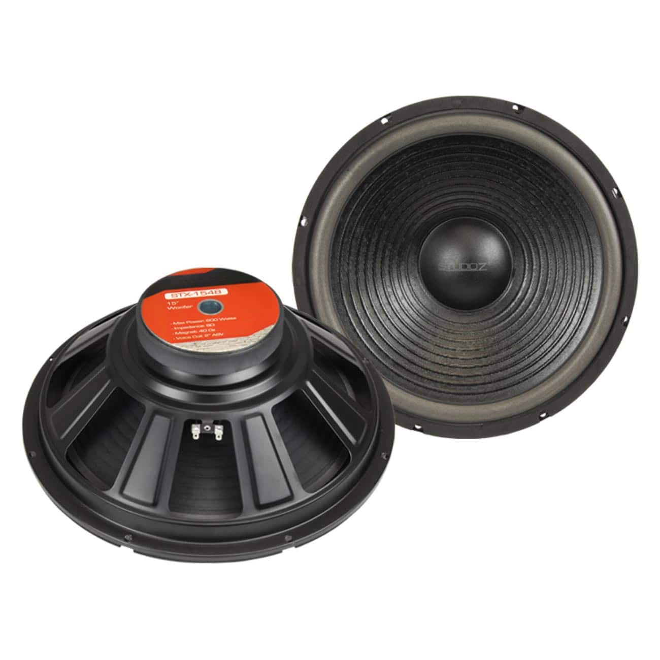 Audiopipe - 15" Replacement Woofer 600 Watts Max 8 Ohm Svc