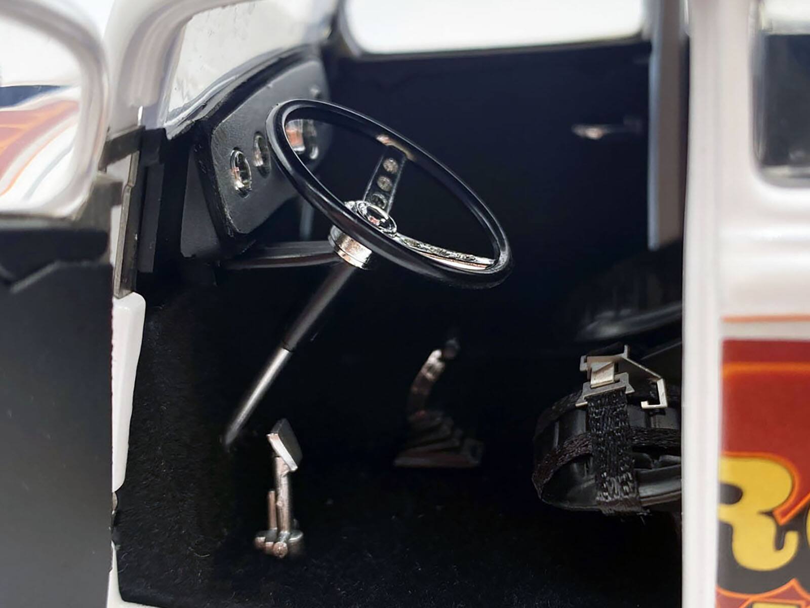 Back. ACME - 1933 Gasser "Nitro Methane" White and Brown Limited Edition to 348 pieces Worldwide 1/18 Diecast Model Car by ACME - Multi.