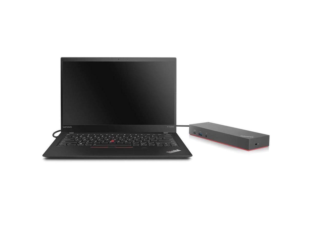 Alt View 10. Lenovo - Lenovo ThinkPad Dock - 135W, USB-C, 3 Displays, USB 2.0, USB-A, HDMI, DisplayPort.