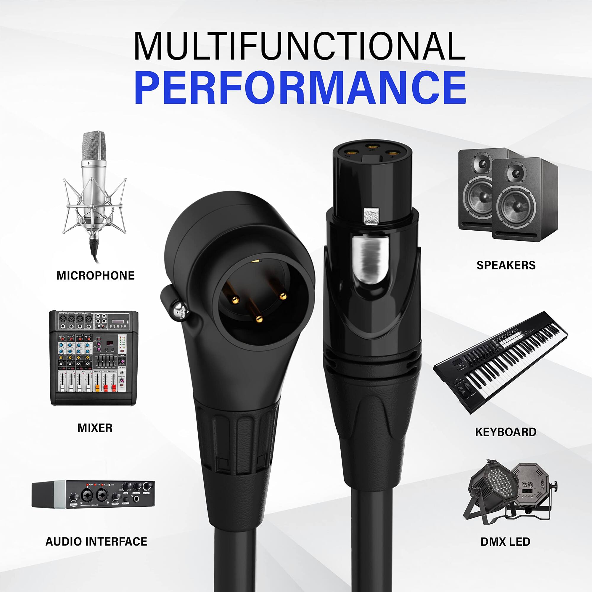 MULTIFUNCTIONAL PERFORMANCE

MICROPHONE
SPEAKERS
MIXER
KEYBOARD
AUDIO INTERFACE
DMX LED