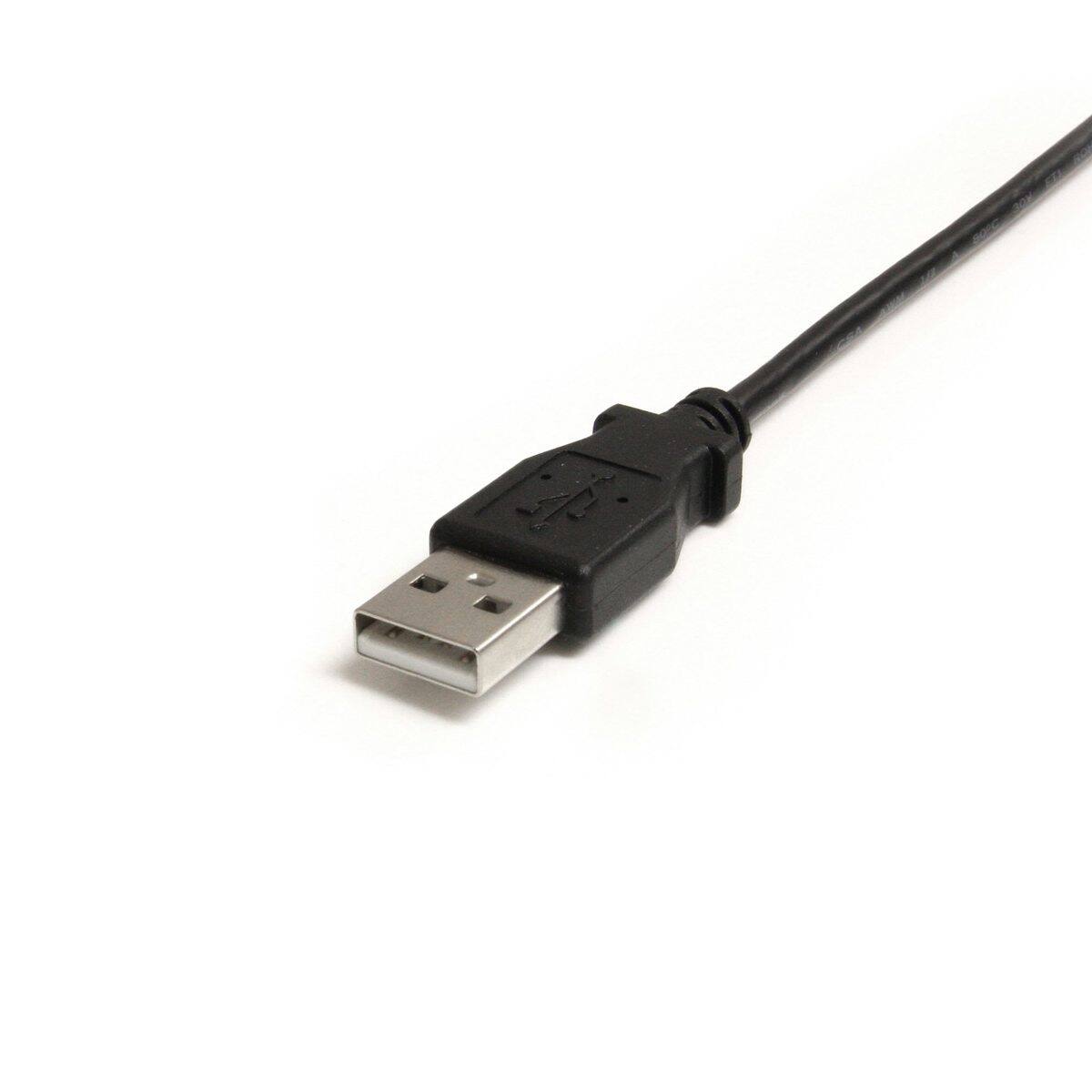 Alt View 2. StarTech.com - StarTech 6' Mini USB-A to Right Angle Mini B Cable, 28 AWG.