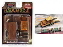 American Diorama - "Haul N Go 3" 4 piece Diecast Model Set Limited Edition to 3600 pieces Worldwide for 1/64 scale - Multi