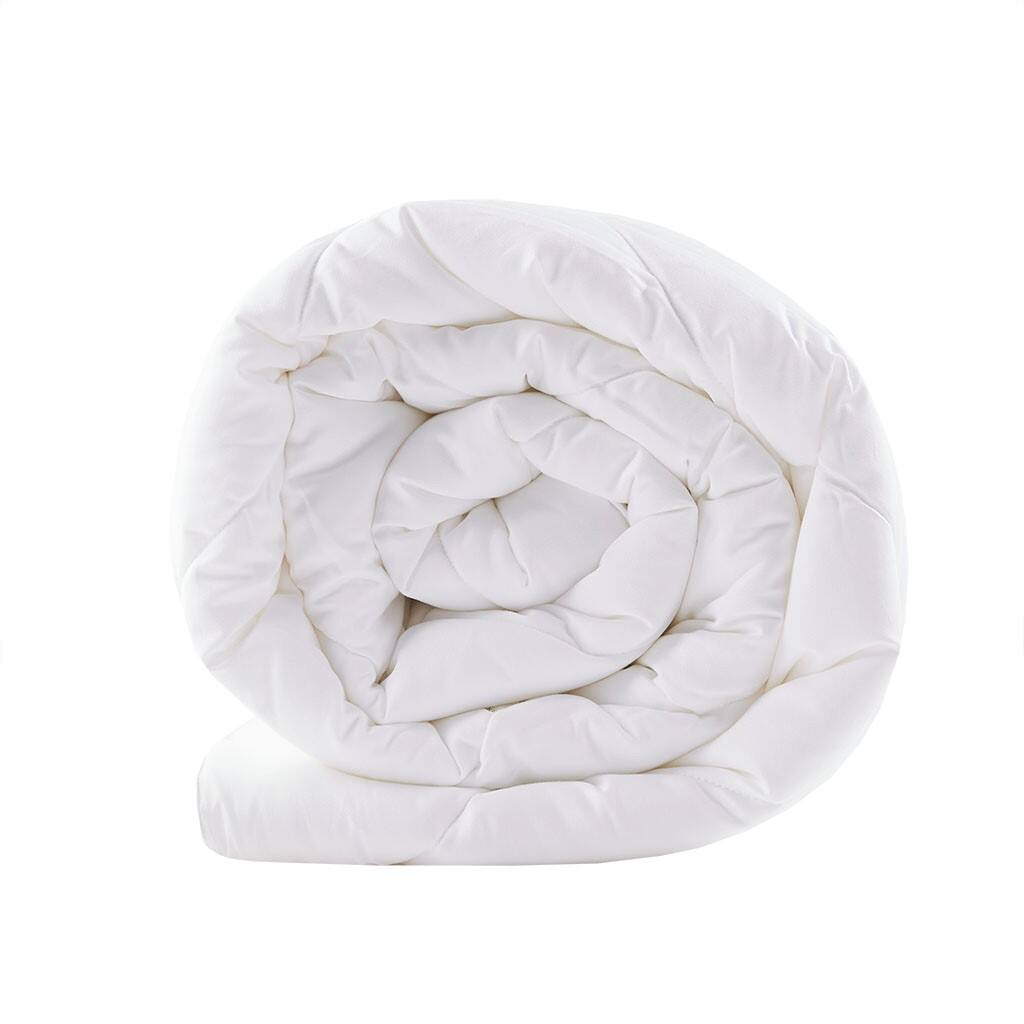 Alt View 2. Gracie Mills - Gracie Mills Freddy Featherless Cotton Down Alternative Comforter - White.