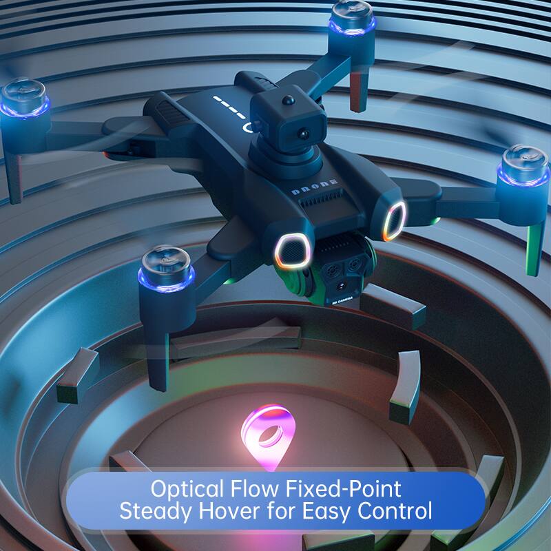 Optical Flow Fixed-Point Steady Hover for Easy Control