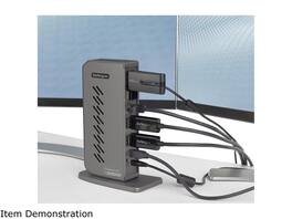 StarTech.com - DK30A2DHU USB-C/USB-A Dock, Dual 4K 60Hz HDMI/DP, 6x USB-A, GbE, Win/Mac