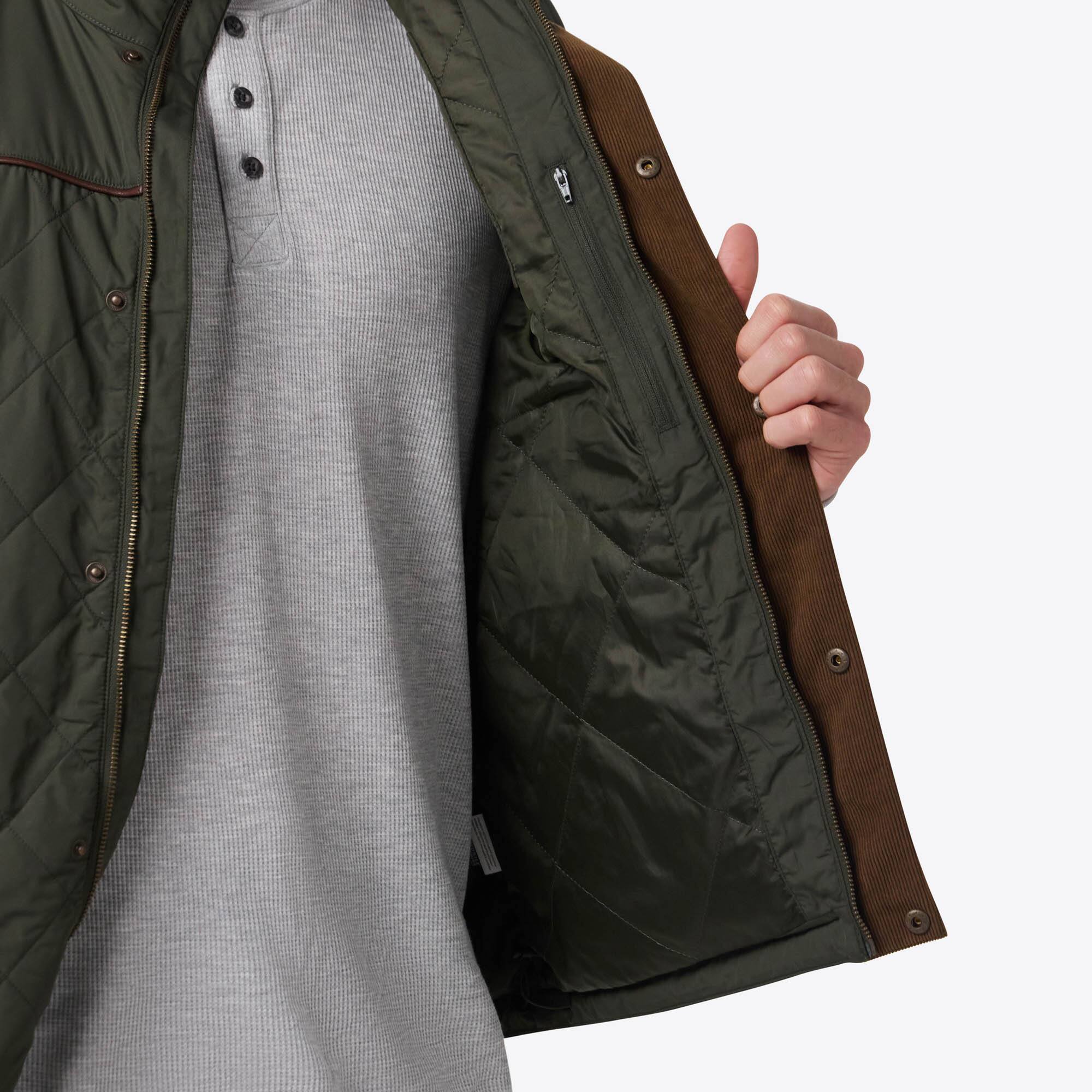 Alt View 3. Mobile Warming - App Controlled Men's Duke Heated Vest - Forest Green.