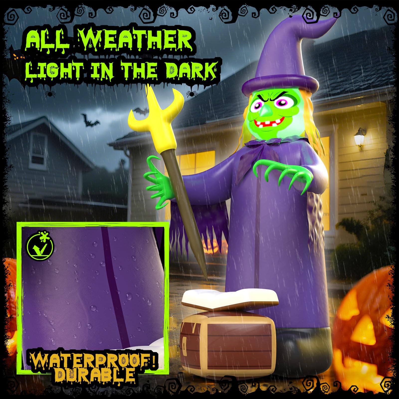 ALL WEATHER LIGHT IN THE DARK

WATERPROOF! DURABLE