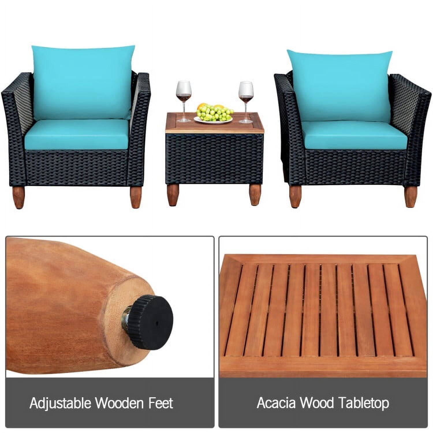 Adjustable Wooden Feet  
Acacia Wood Tabletop