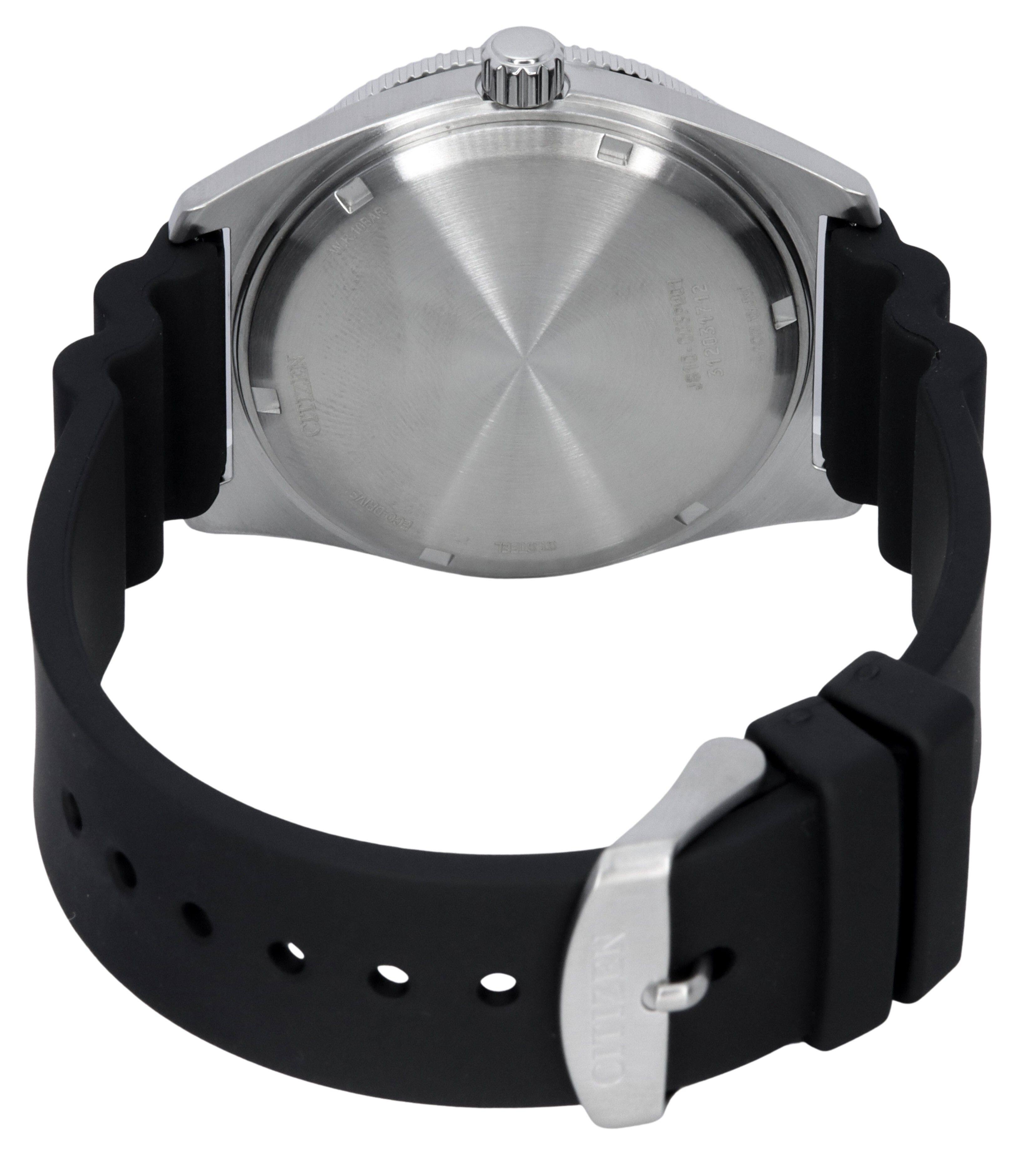 Citizen Eco Drive Rubber Strap Dial AW1760 14X 100M Men's Watch