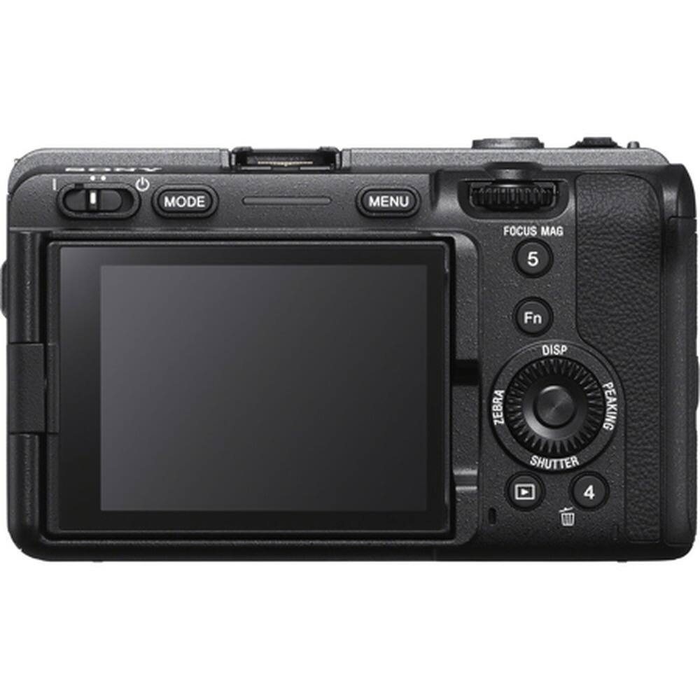 - MONY
- MODE
- MENU
- FOCUS MAG
- 5
- ZEBRA
- Fn DISP
- SHUTTER
- 4
- PEAKING