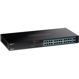 Trendnet - 26-Port Gigabit PoE+ Switch, 24 x 30W PoE+ Ports, 2 Gigabit SFP Slots, 380W PoE Budget, 52Gbps Switching - Unknown