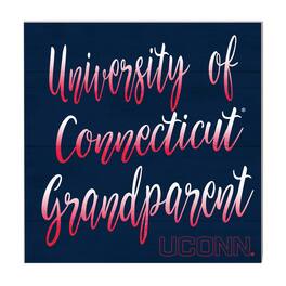 Jardine - UConn Huskies 10'' x 10'' Grandparent Plaque - Navy