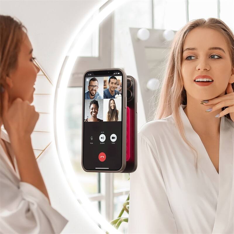 Alt View 3. Mybat - MyBat Ultra Clingy MagSafe Suction Phone Mount – Hot Pink - Pink.