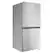 Angle. Midea - 20 cu. ft. 50/50 Flex™ 3-in-1 Garage Ready Frost Free Convertible Freezer with Energy Star Certification - Stainless Steel.