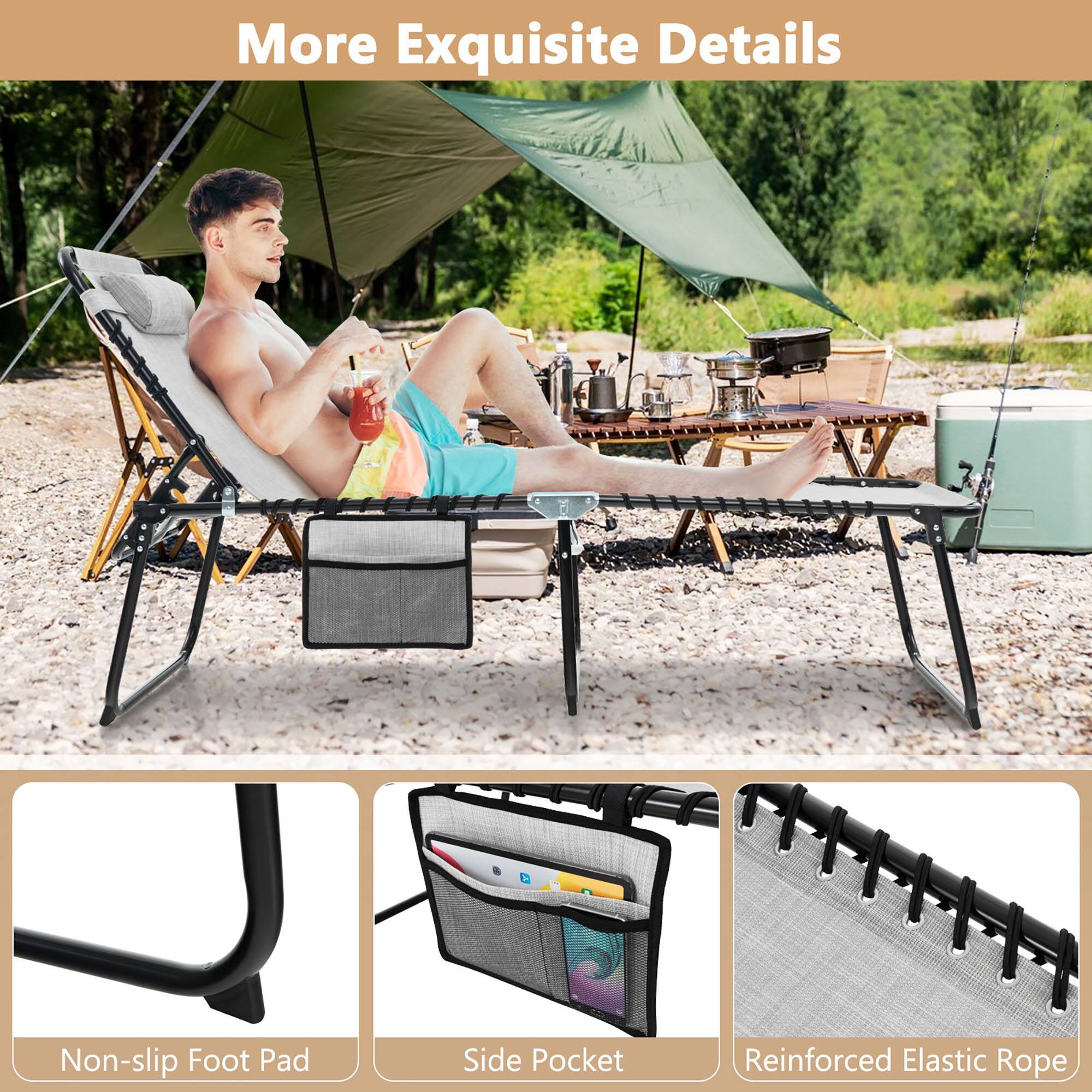 More Exquisite Details
Non-slip Foot Pad
Side Pocket
Reinforced Elastic Rope