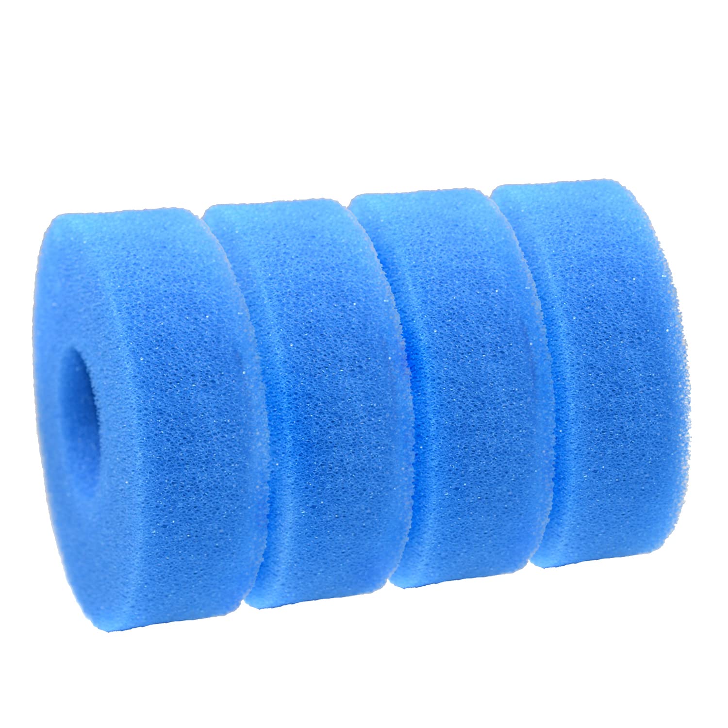 Angle. HQRP - 4-Pack Foam Sponge Filter Media for Laguna Pressure-Flo 1400 2000 UVC, Replaces PT1736 PT1503.