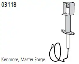 Music City Metals - MCM010311883 electrode; Kenmore, Master Forge