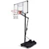 Front. GOPLUS - Goplus 10 FT Portable Basketball Hoop with Shock Absorbent Rim, Fillable Base for Adults - Black.