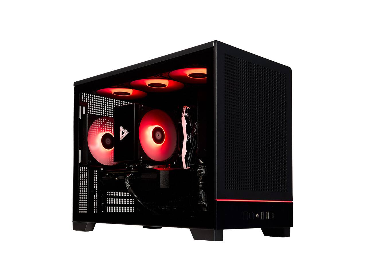 Alt View 3. STORMCRAFT - STORMCRAFT VIPER Gaming PC: i5-14400F, RTX 5060 Ti 8GB, 16GB DDR4, 1TB SSD, Win 11.