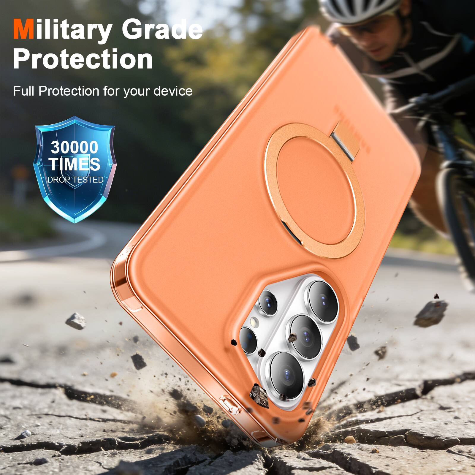 Military Grade Protection  
Full Protection for your device  
30000 TIMES DROP TESTED