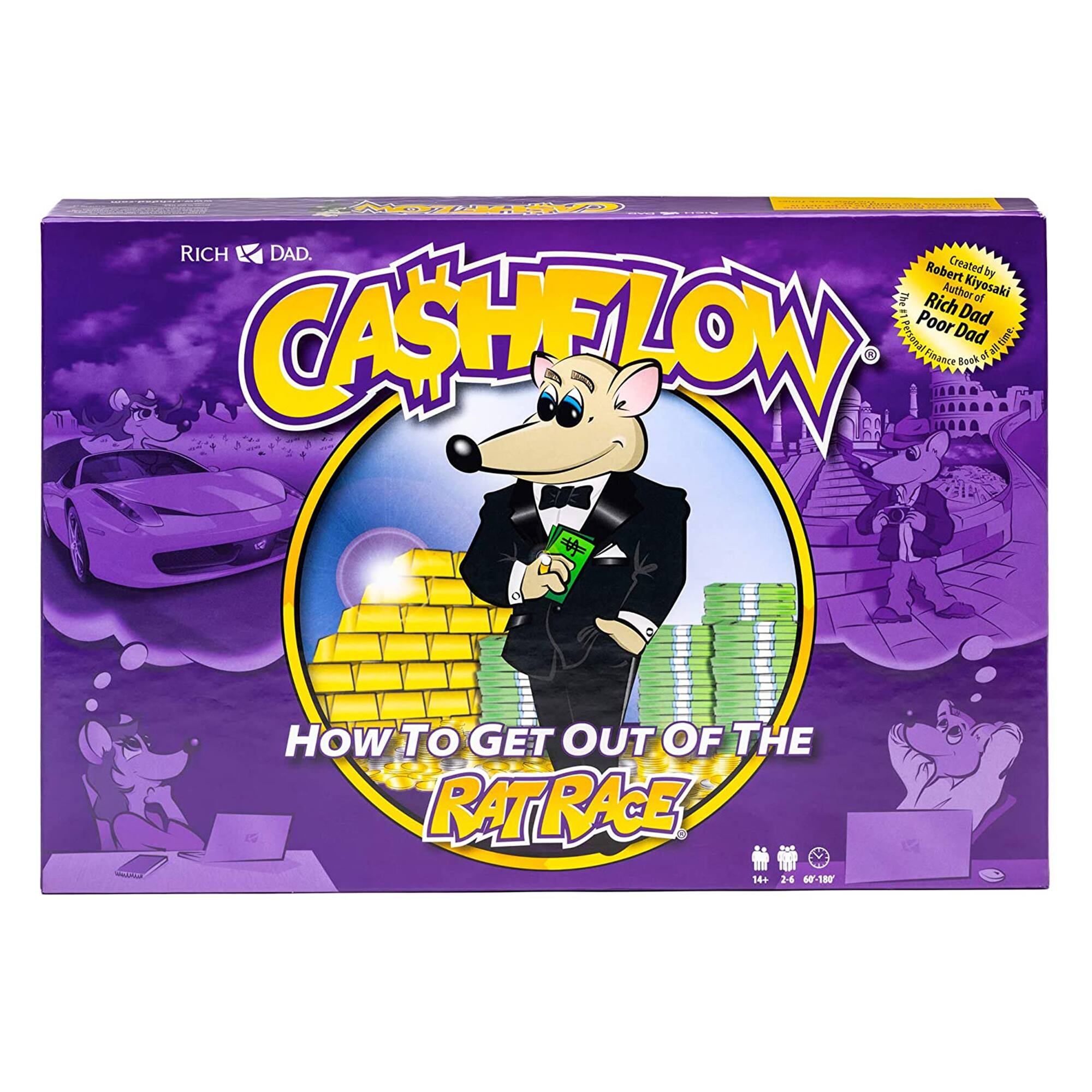 RICH DAD. Robert Kiyosaki, the author of Rich Dad Poor Dad, created the Cashflow Fieanc* Book of OP # How to Get Out of the Ratrace. 14+ 2-4 1