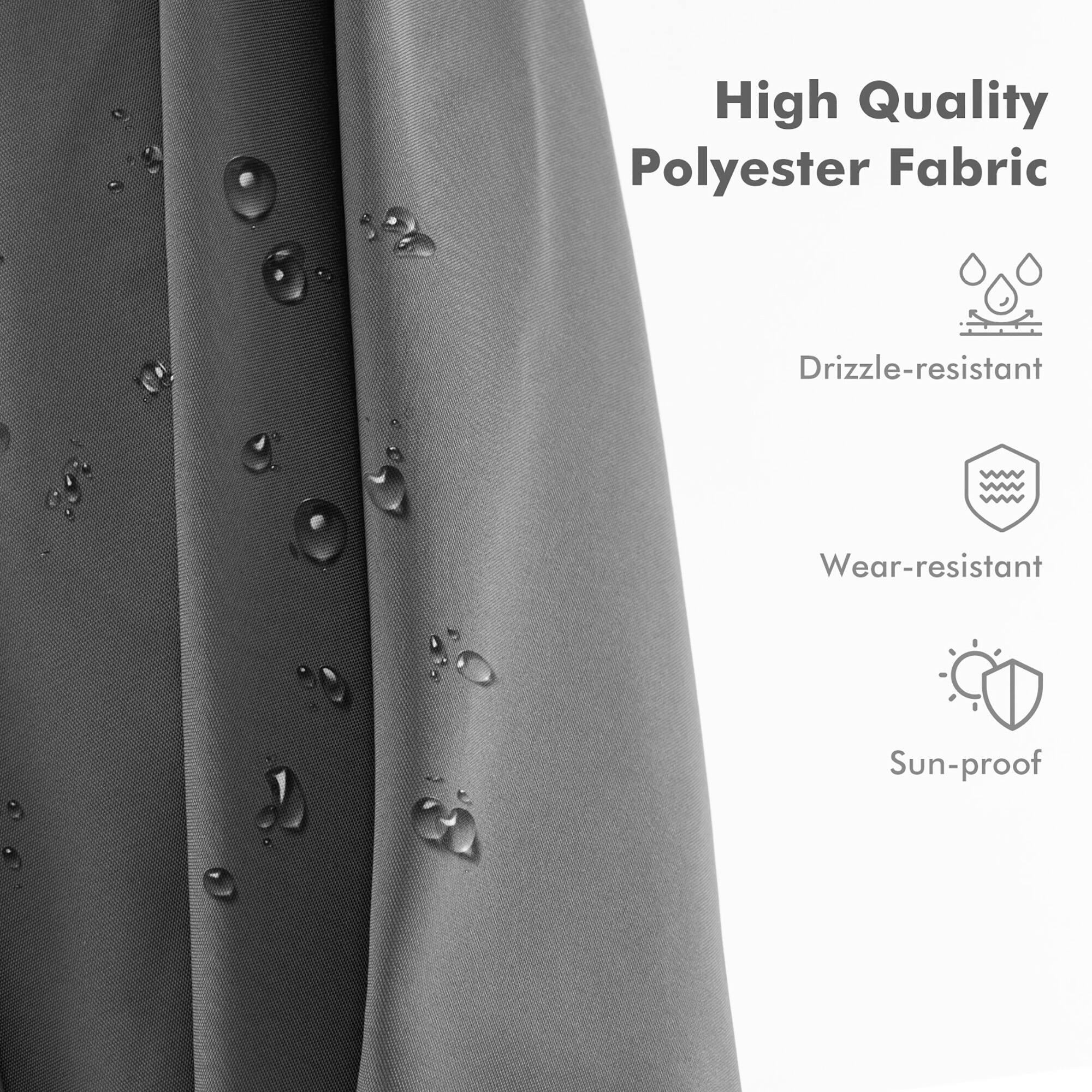 High Quality Polyester Fabric  
- Drizzle-resistant  
- Wear-resistant  
- Sun-proof