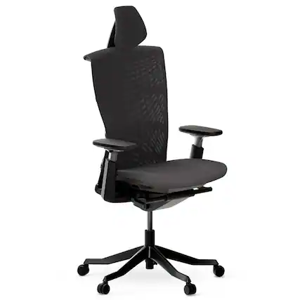 Front. Autonomous - ErgoChair Ultra 2 Ergonomic Office Chair High Back With Headrest - Dover Gray.