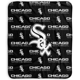 Pegasus - Chicago White Sox 50" x 60" Repeat Wordmark Fleece Blanket - Multicolor