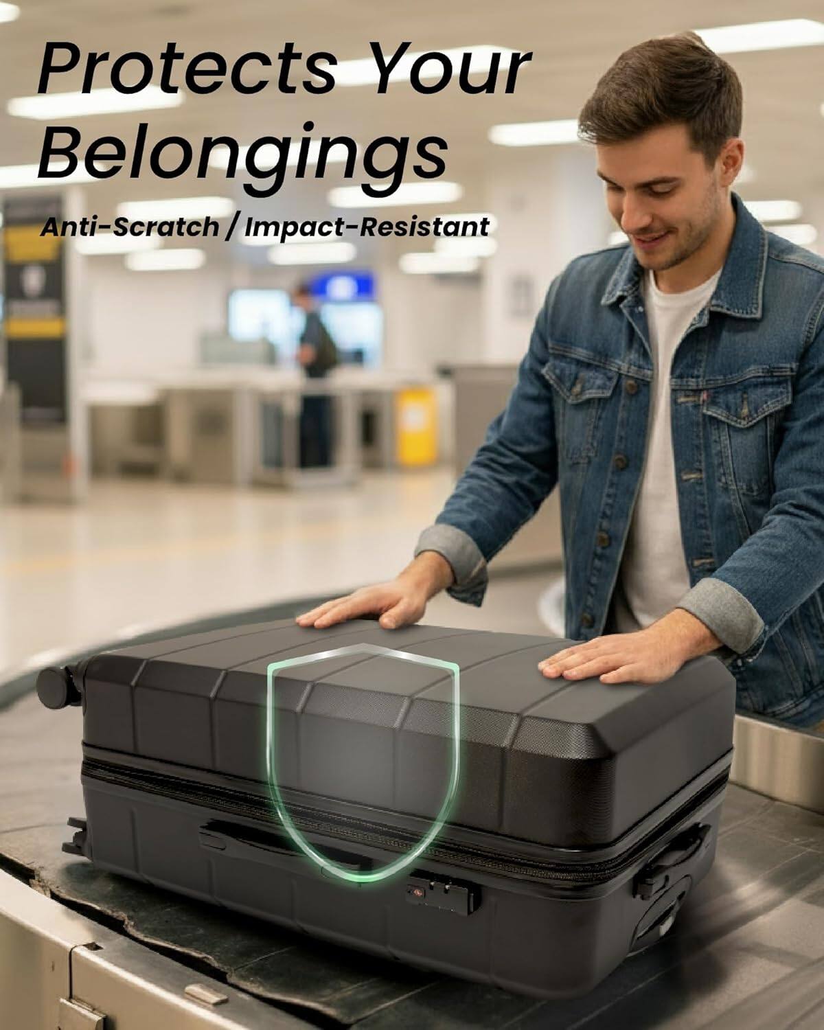 Protects Your Belongings  
Anti-Scratch / Impact-Resistant