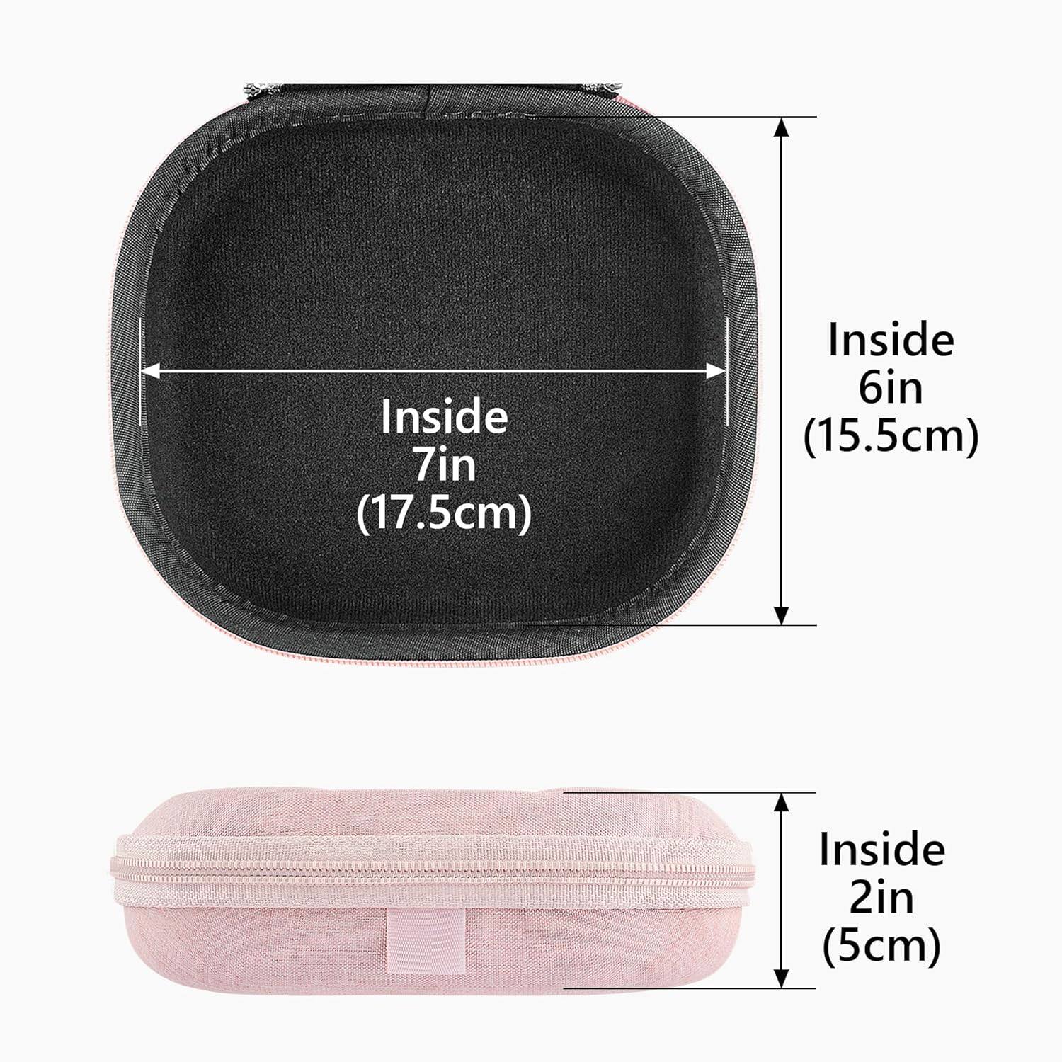Back. ACJPR - Hard Headphone Case for JBL Tune & Jr Models – Travel, Pink.