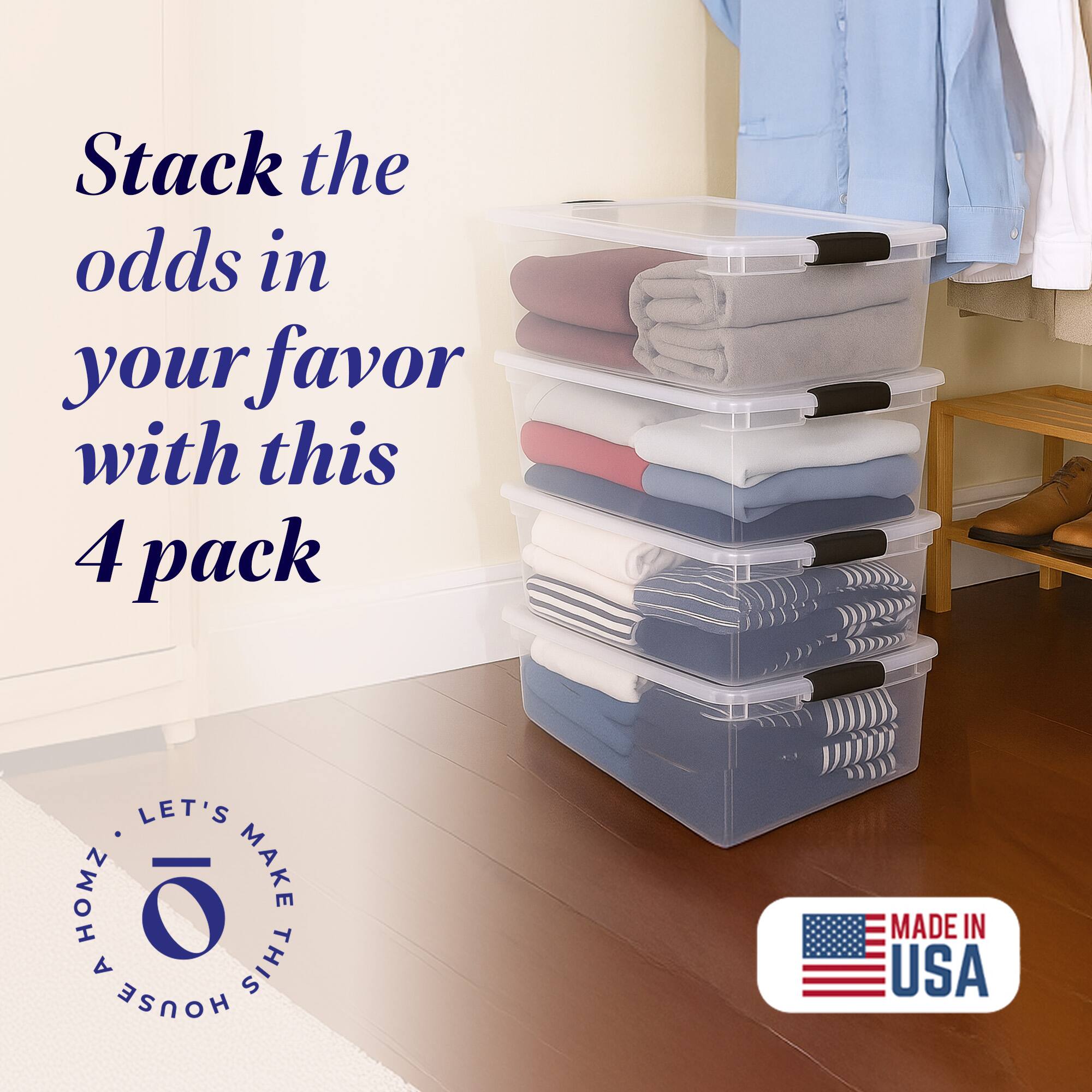 Stack the odds in your favor with this 4 pack

LET'S MAKE THIS HOUSE

MADE IN USA