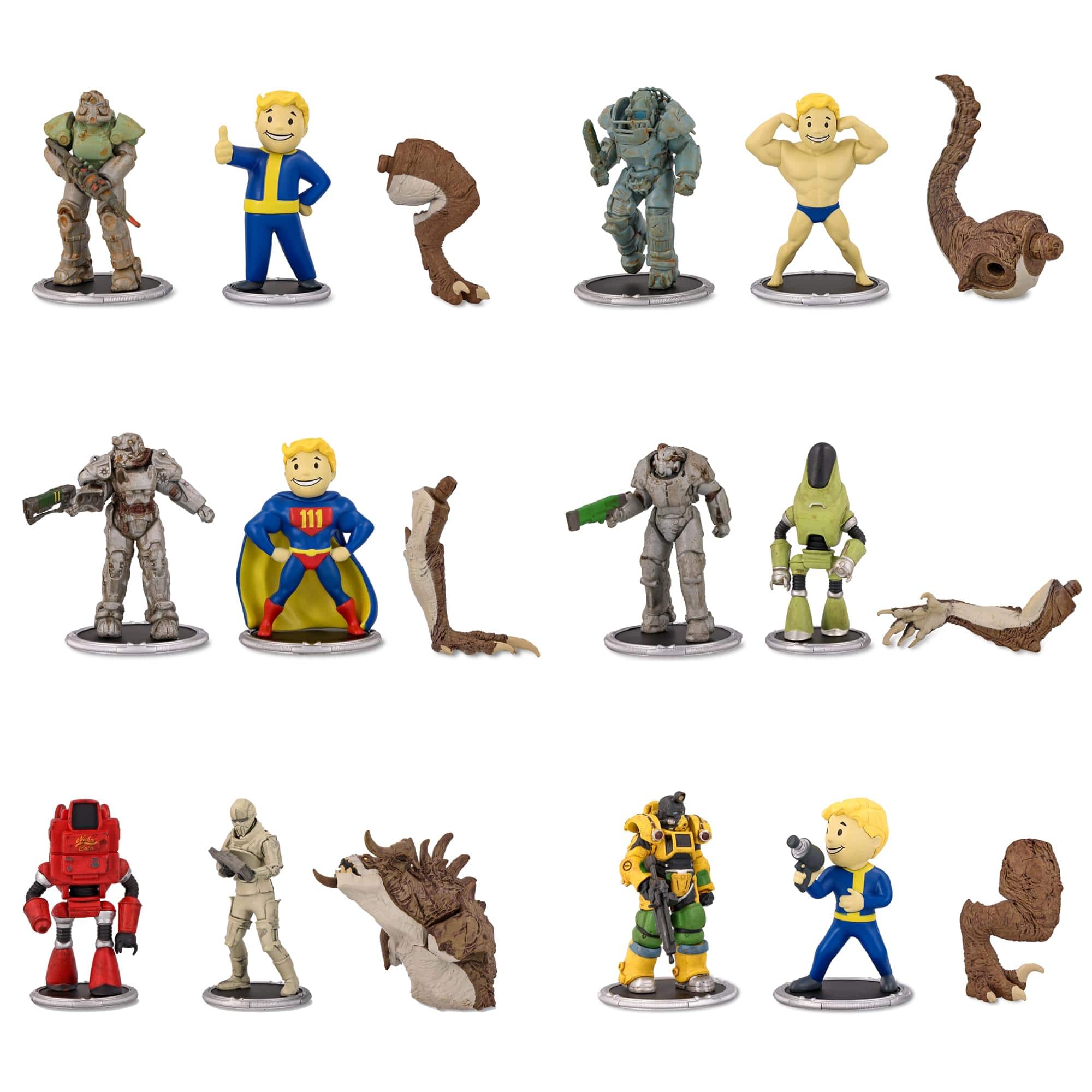 Toynk - Fallout 3-Inch Mini Figure Collection | Complete Set of 12