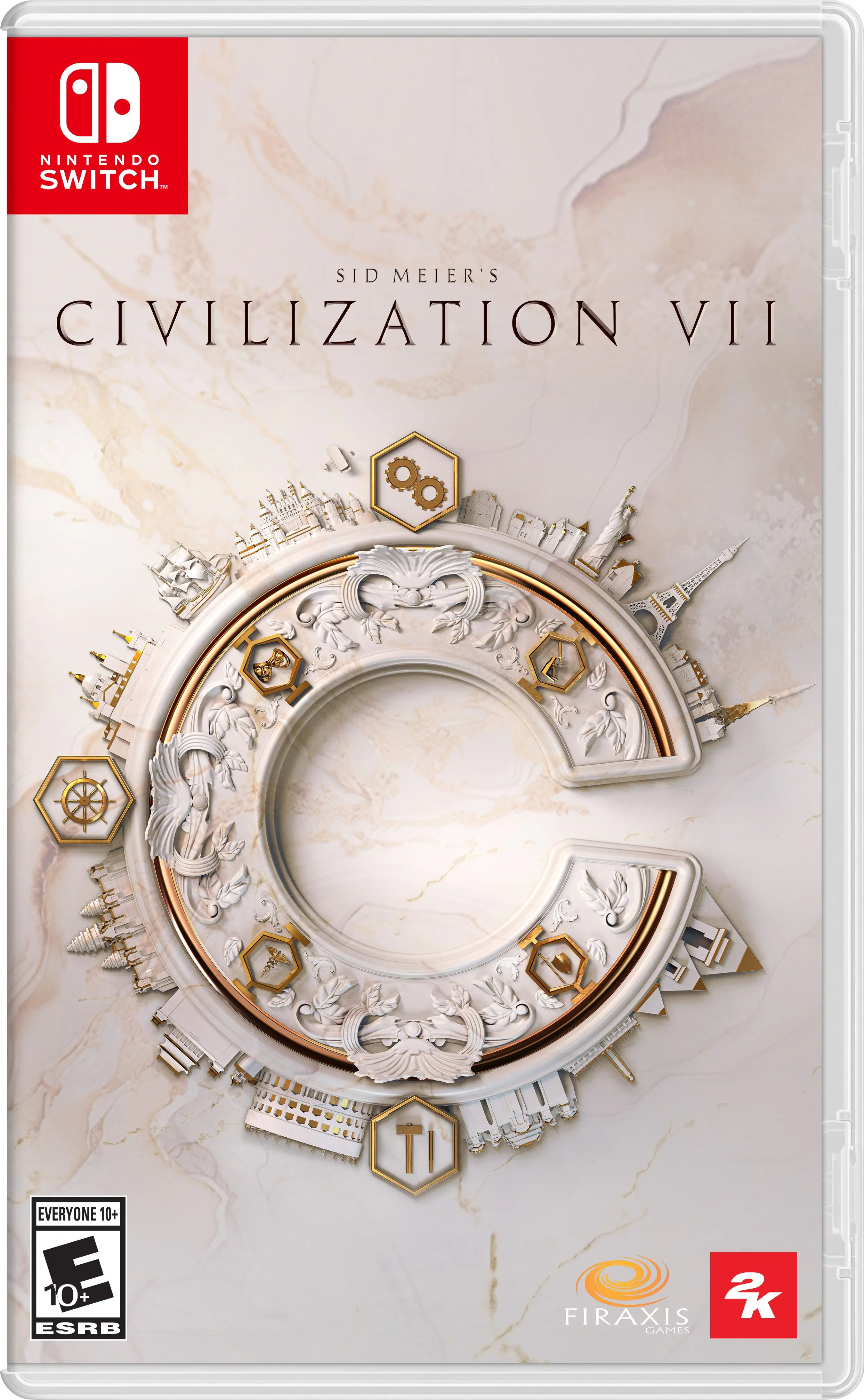 Nintendo Switch Sid Meier's Civilization VII Everyone 10+ D 10+ ESRB Tiraxis 2 Games - E10+ (Everyone 10+)