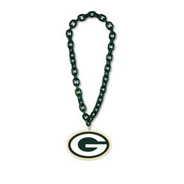 WinCraft - Green Bay Packers Big Chain Logo Plastic Necklace - Multicolor