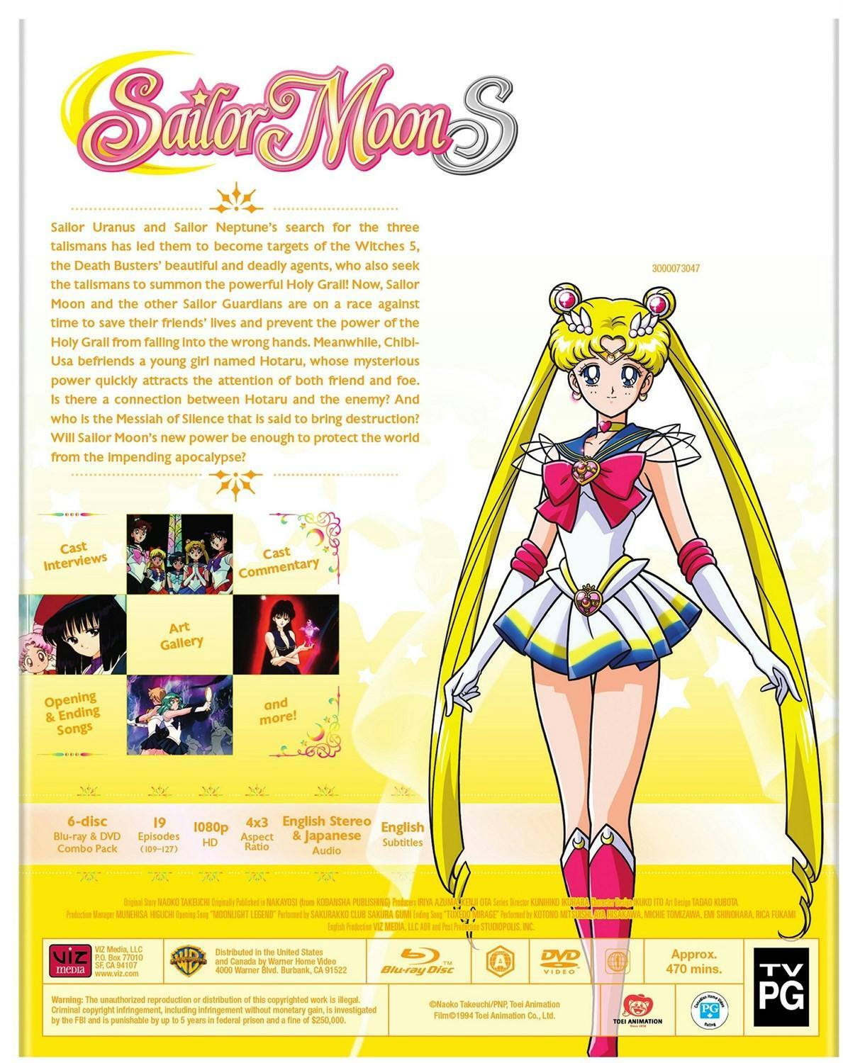 Back. Sailor Moon S Part 2 (Blu-ray + DVD) [Blu-ray].