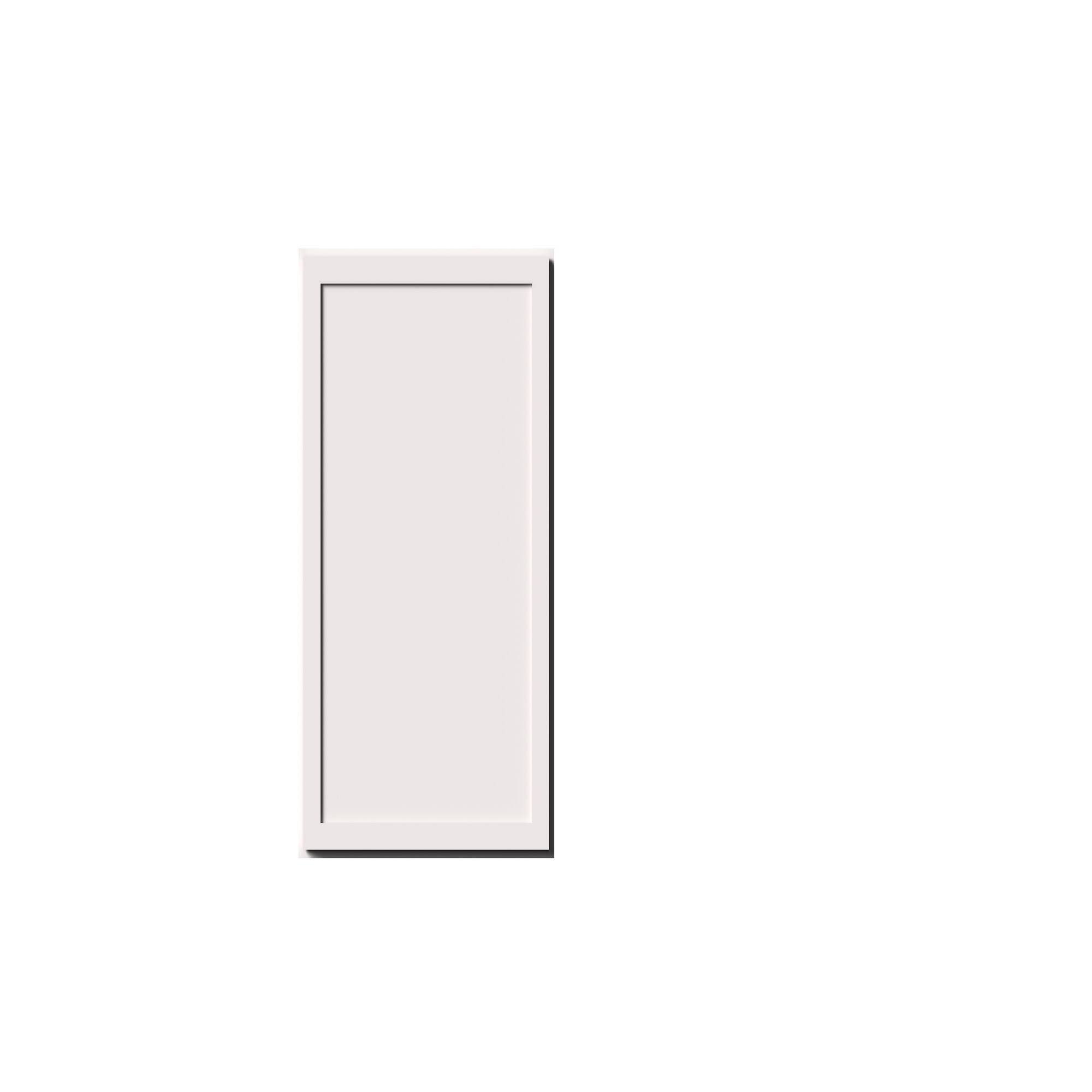 Alt View 1. Boyel Living - 12-in W x 18-in H x 12-in D Slim Shaker RTA Kitchen Wall Cabinet with Soft-Close - Snow White.