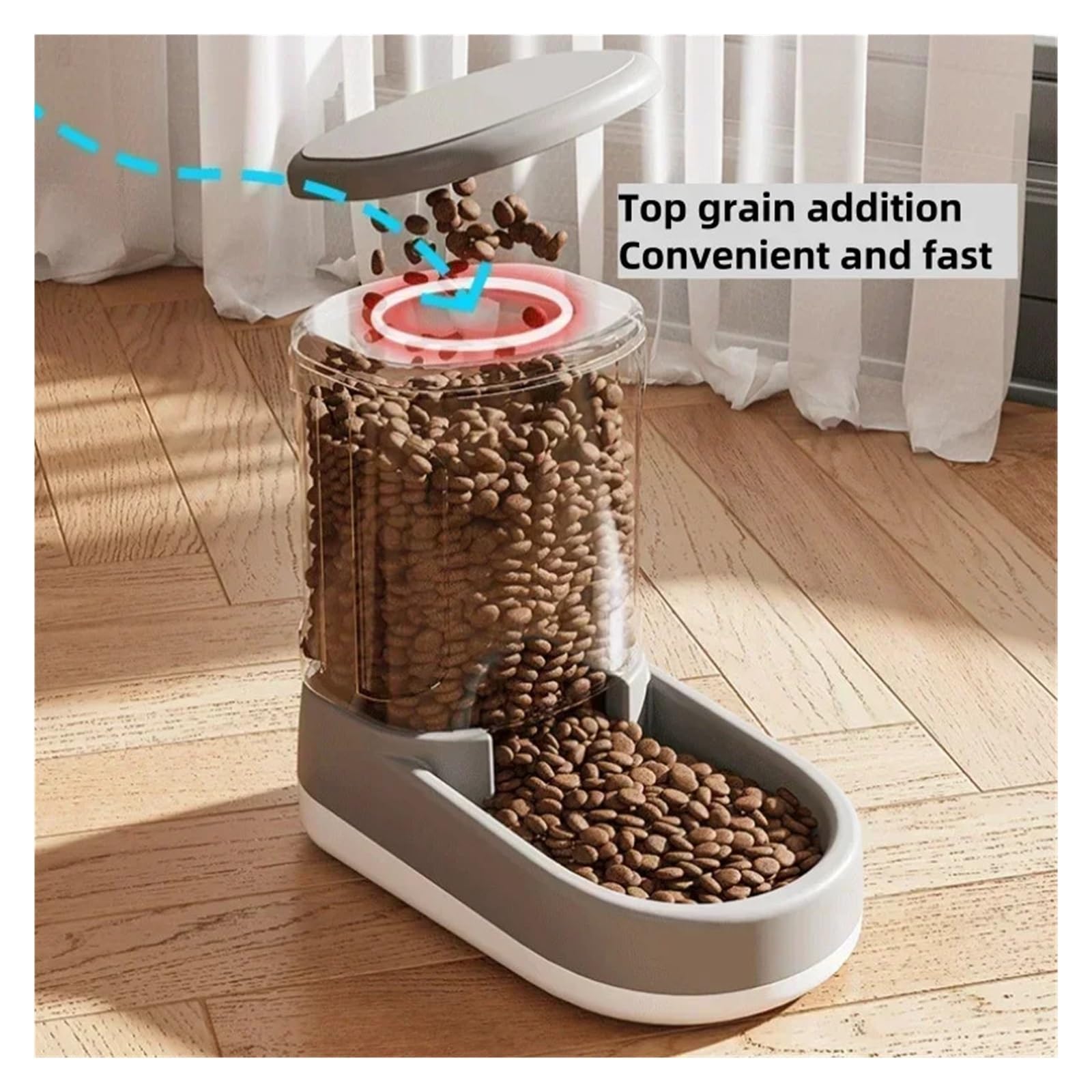 Top grain addition  
Convenient and fast