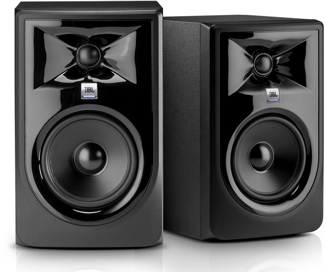 JBL 305P MKII Powered 5 Inch 2 Way Monitor with Isolation Pads