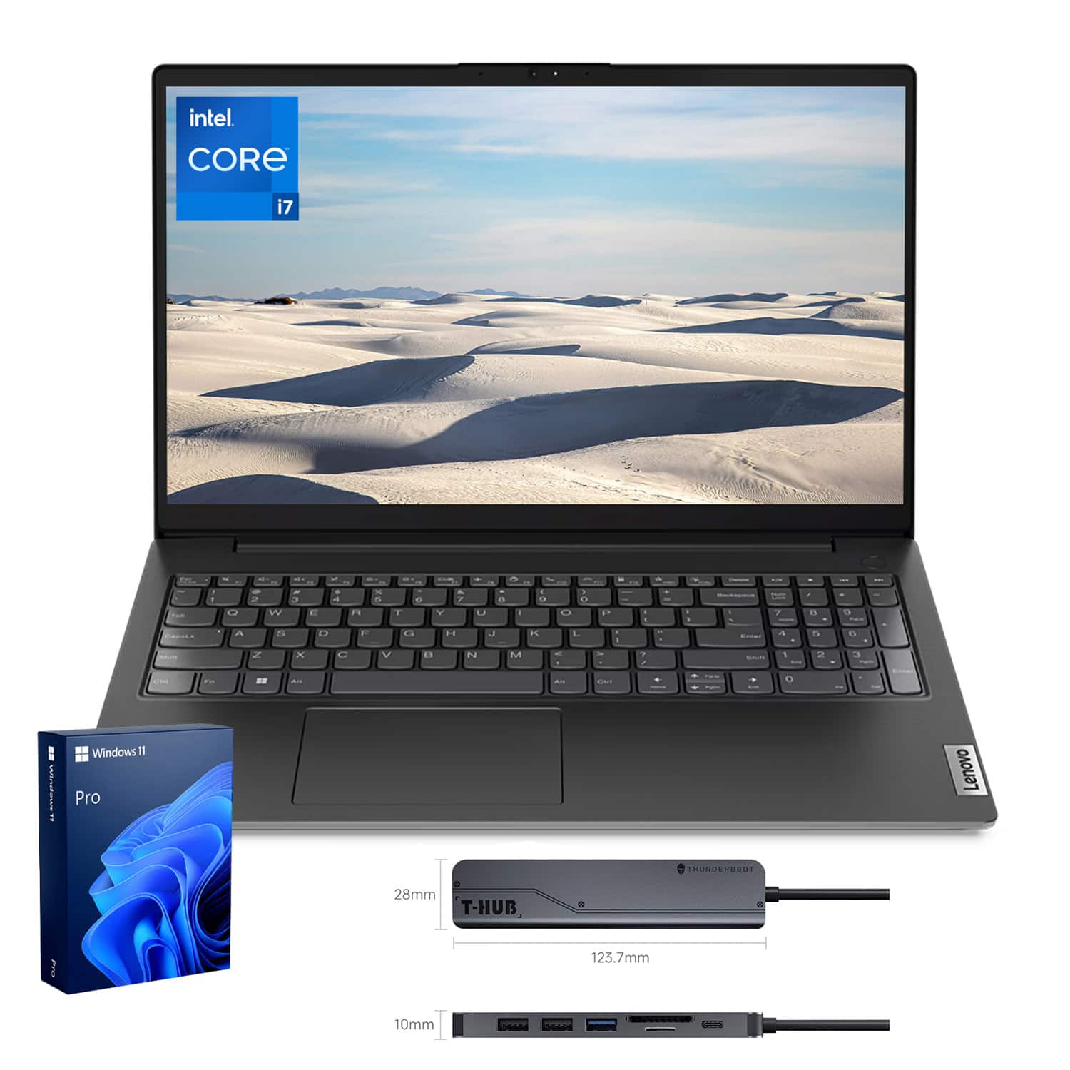 Intel Core i7  
Windows 11 Pro  
Lenovo ThinkPad  
Thunderbolt 3  
28mm  
123.7mm  
10mm