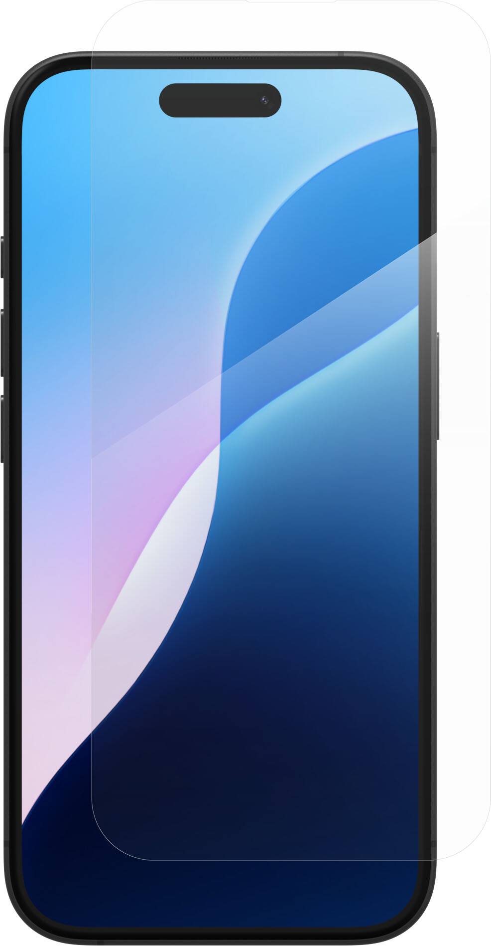 Alt View 11. ZAGG - Glass+ Defense Screen Protector for Apple iPhone 16, iPhone 15 - Clear.