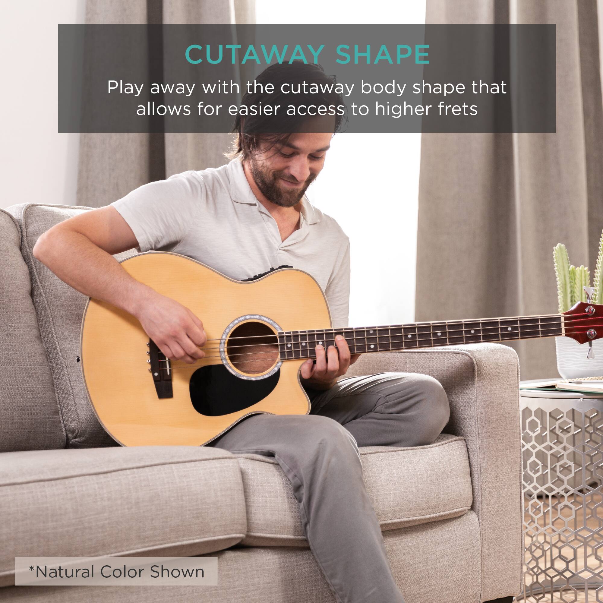 CUTAWAY SHAPE

Play away with the cutaway body shape that allows for easier access to higher frets

*Natural Color Shown