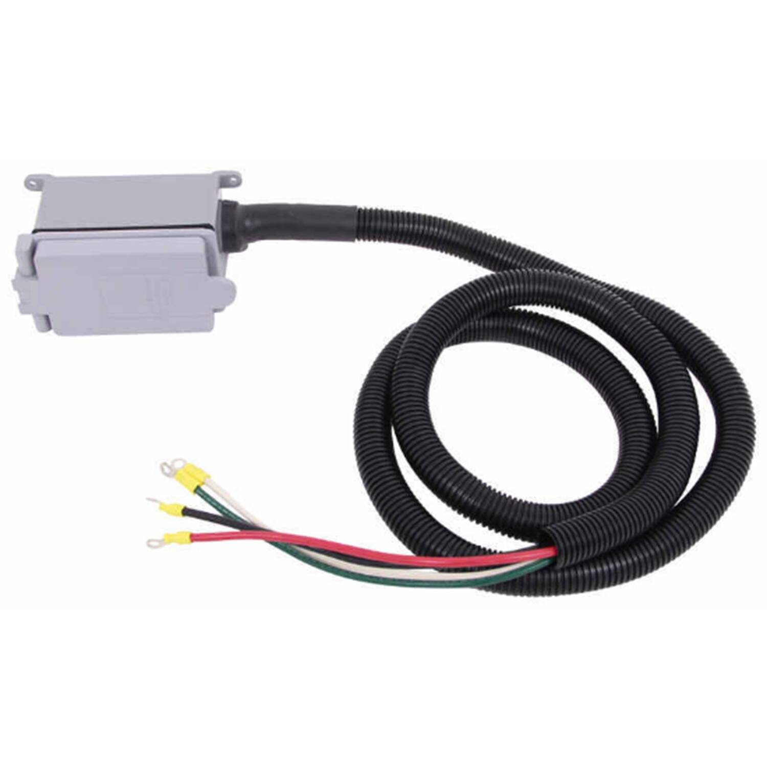 Alt View 10. Bulldog - Bulldog 12000 Pound Trailer Jack Steel Electric Lift Power Drive Kit, Black - Black.