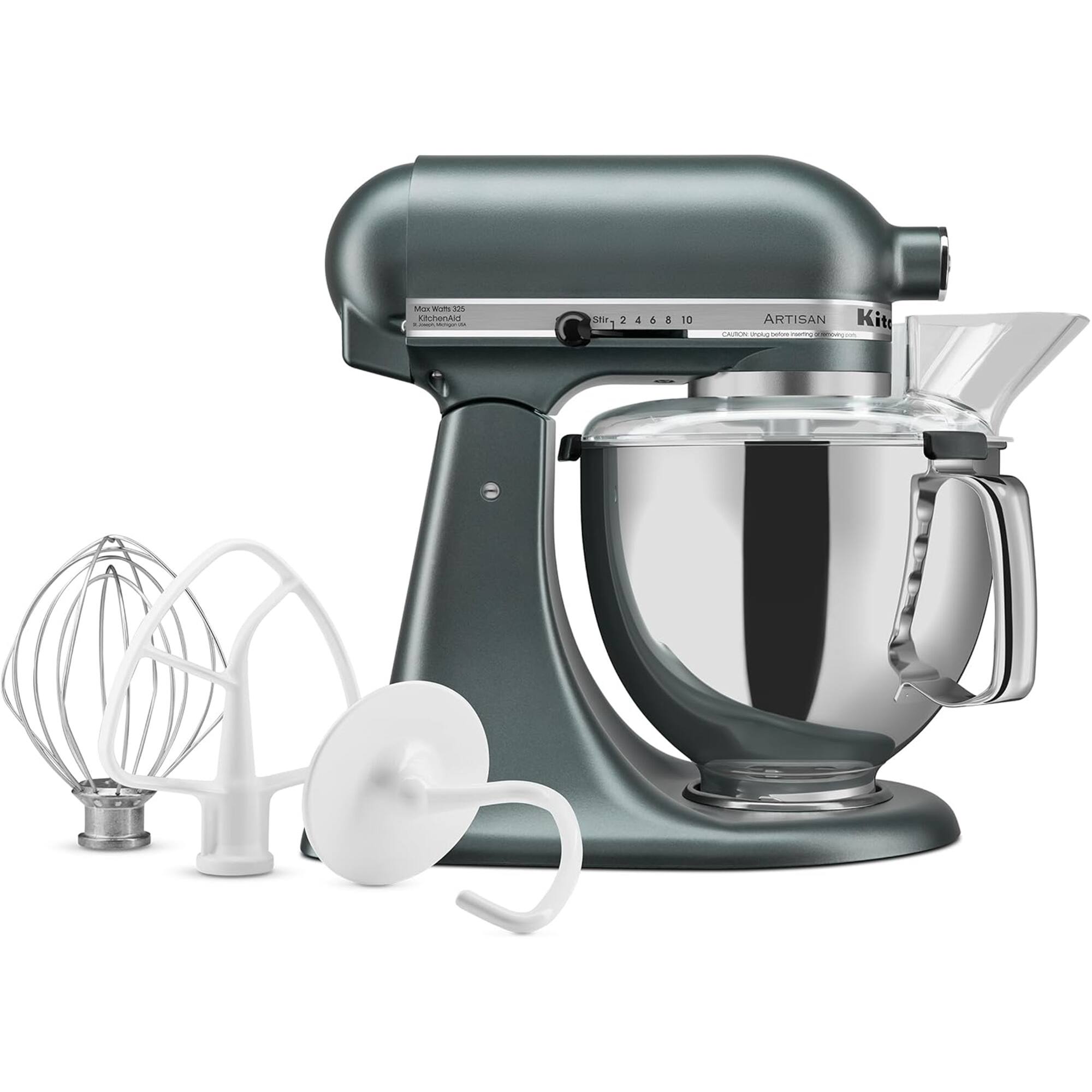 Sure, here is the corrected and grouped text from the image:

**ARTISAN KitchenAid**
**Stir 2 4 6 8 10**

**Model: KHM300**
**KitchenAid**
