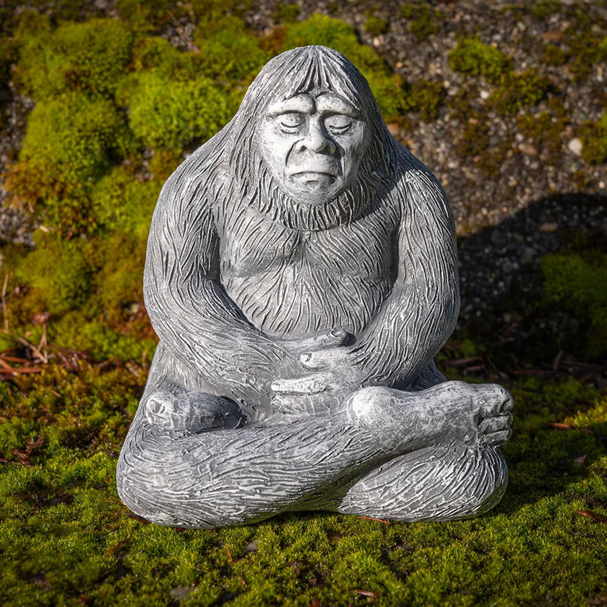 Alt View 10. Accoutrements - Zen Bigfoot 5 Inch Polystone Statue - Grey.