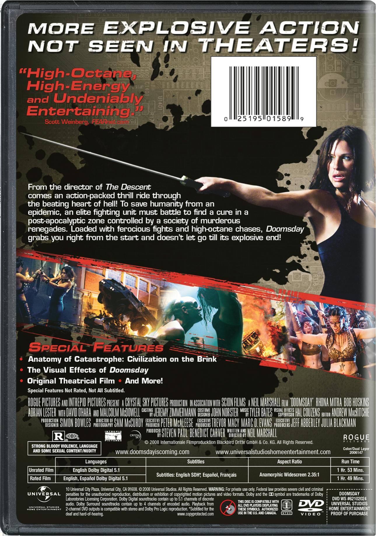 Angle. Doomsday (DVD Widescreen) [DVD].