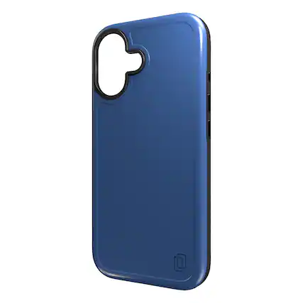 Front. Cellhelmet - Fortitude Series MagSafe Compatible Case for iPhone 17 - Bermuda Blue.