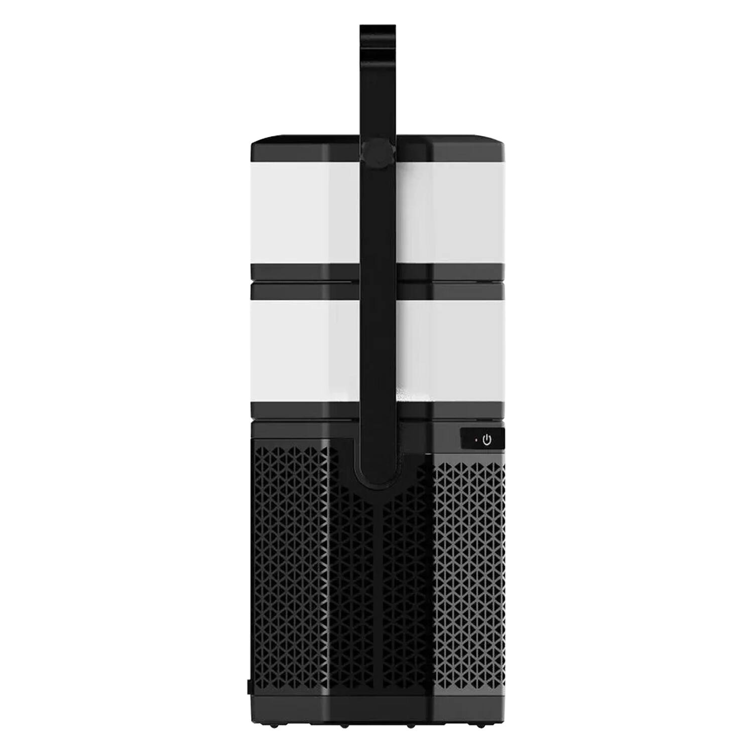 Alt View 5. Monster - 20W LUNA Portable Rechargeable Bluetooth Speaker, Detachable Lights, 360° Sound, IPX5, 10 Hr Battery Life - Black.